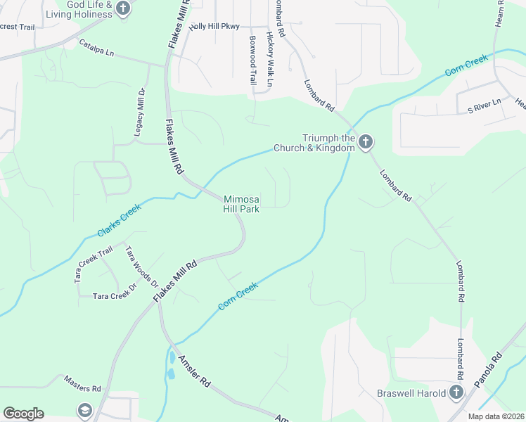 map of restaurants, bars, coffee shops, grocery stores, and more near 3951 Lucas Lane in Ellenwood