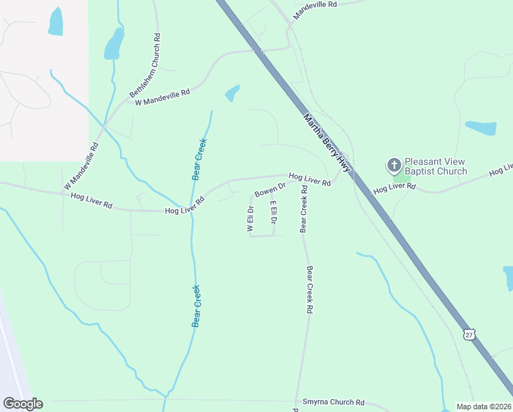 map of restaurants, bars, coffee shops, grocery stores, and more near 28 West Eli Drive in Carrollton