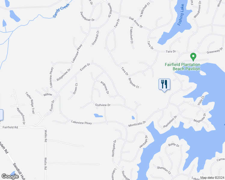 map of restaurants, bars, coffee shops, grocery stores, and more near 4172 Essex Drive in Villa Rica