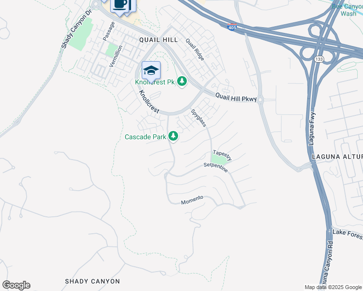 map of restaurants, bars, coffee shops, grocery stores, and more near 160 Treehouse in Irvine