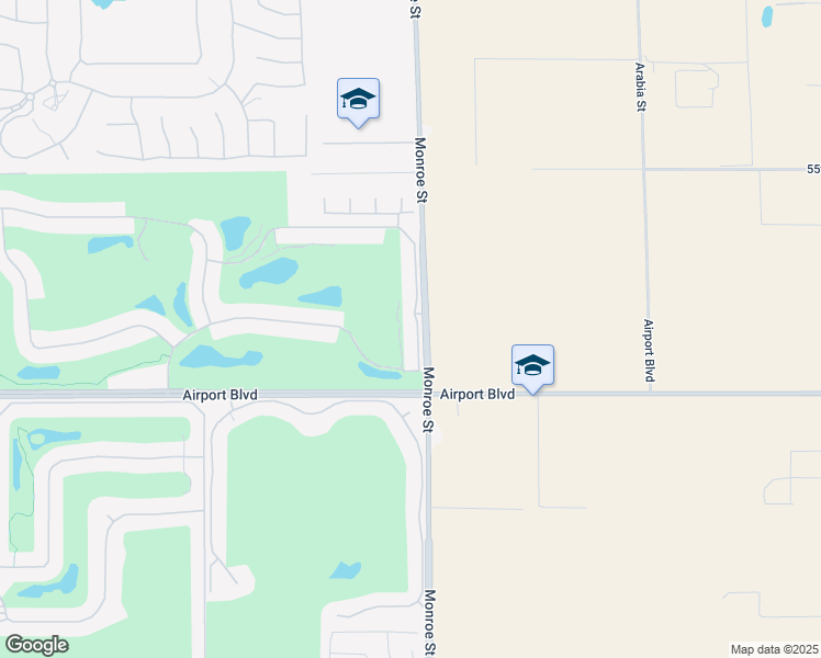 map of restaurants, bars, coffee shops, grocery stores, and more near 55735 Turnberry Way in La Quinta