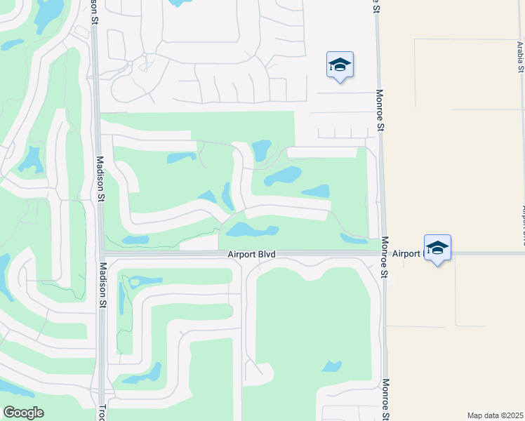 map of restaurants, bars, coffee shops, grocery stores, and more near 81565 Tiburon Drive in La Quinta