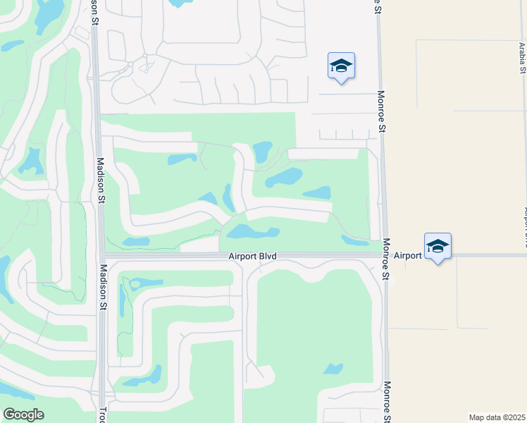 map of restaurants, bars, coffee shops, grocery stores, and more near 81565 Tiburon Drive in La Quinta