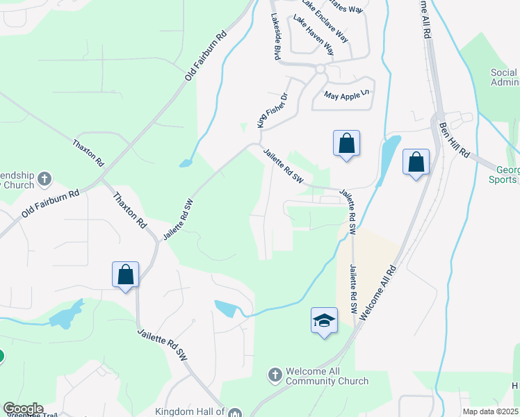 map of restaurants, bars, coffee shops, grocery stores, and more near 4025 Casa Verde Drive in Atlanta