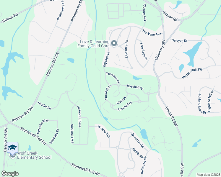 map of restaurants, bars, coffee shops, grocery stores, and more near 5523 Rosehall Place in Atlanta