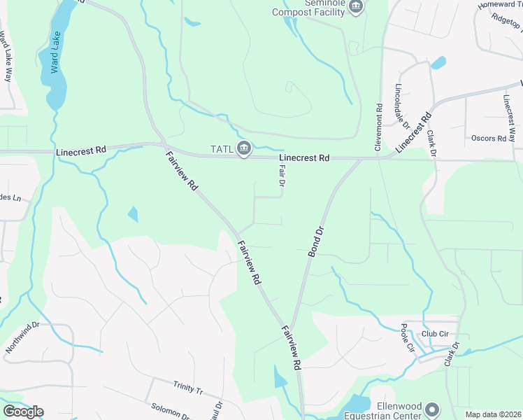 map of restaurants, bars, coffee shops, grocery stores, and more near 300 Fair Drive in Ellenwood