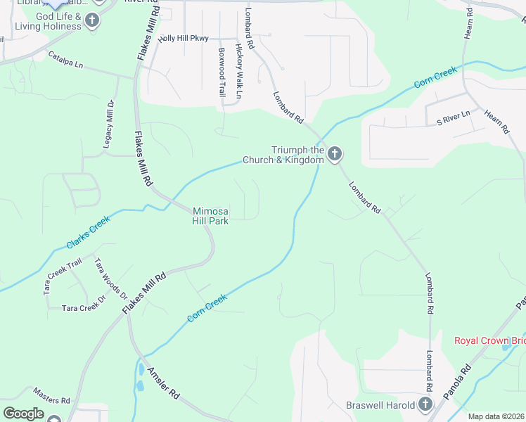 map of restaurants, bars, coffee shops, grocery stores, and more near 4009 Lucas Lane in Ellenwood