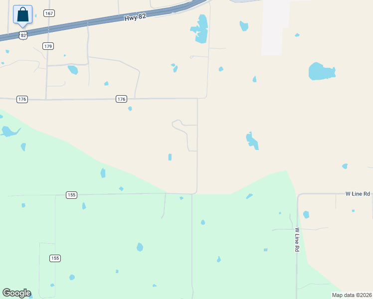 map of restaurants, bars, coffee shops, grocery stores, and more near Unnamed Road in Whitesboro
