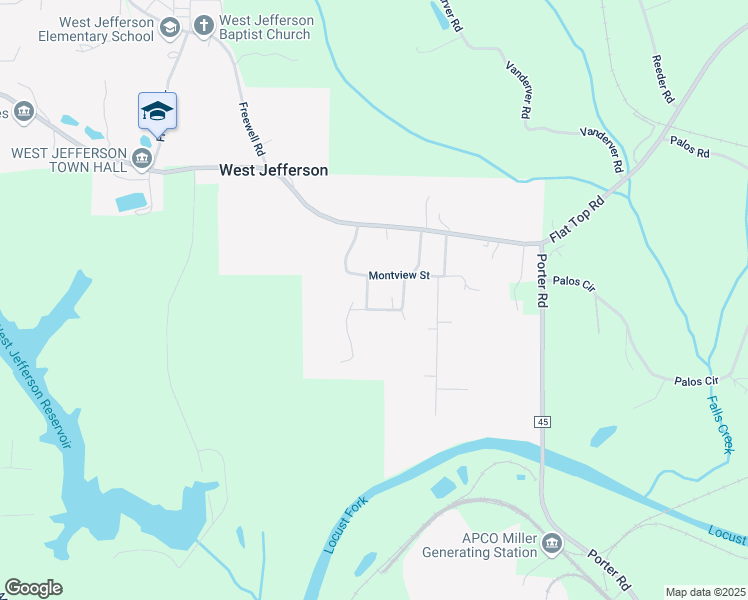 map of restaurants, bars, coffee shops, grocery stores, and more near 4608 Ridgeside Street in Quinton