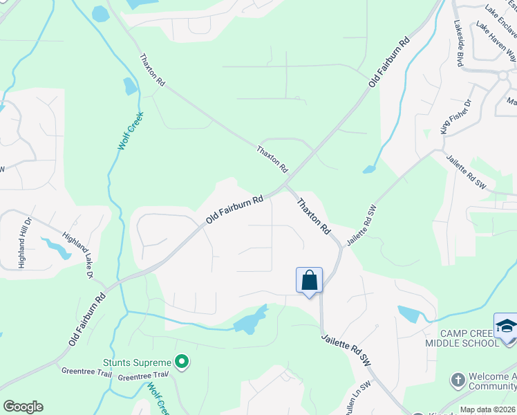 map of restaurants, bars, coffee shops, grocery stores, and more near 4055 Glad Morning Drive in College Park