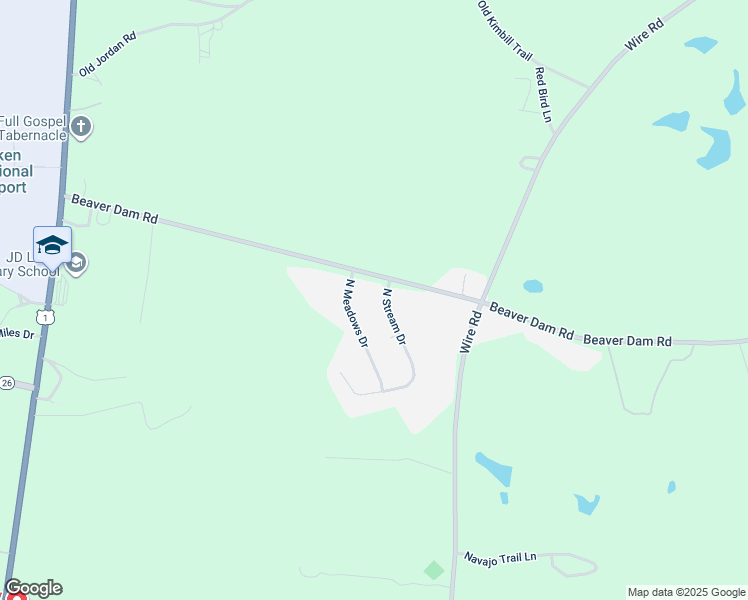 map of restaurants, bars, coffee shops, grocery stores, and more near 272 Beaver Dam Road in Aiken