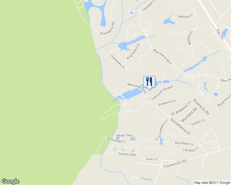 map of restaurants, bars, coffee shops, grocery stores, and more near 505 Norwich Lane in Myrtle Beach