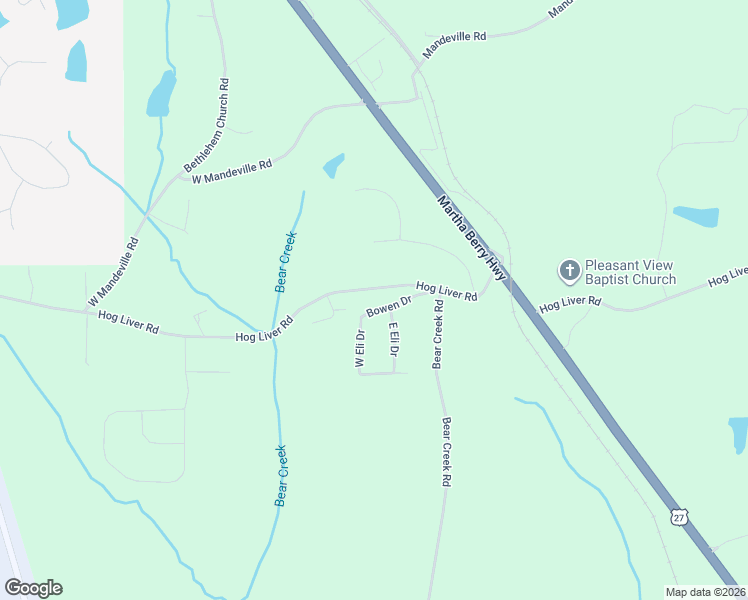 map of restaurants, bars, coffee shops, grocery stores, and more near 79 Bowen Drive in Carrollton