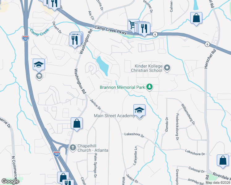 map of restaurants, bars, coffee shops, grocery stores, and more near 4001 Lakemont Drive in Atlanta