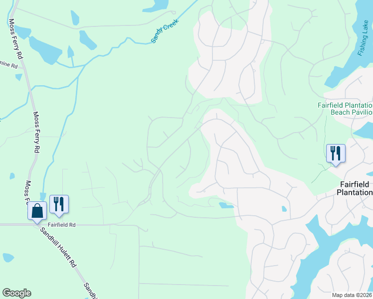 map of restaurants, bars, coffee shops, grocery stores, and more near 4224 Green Court in Villa Rica