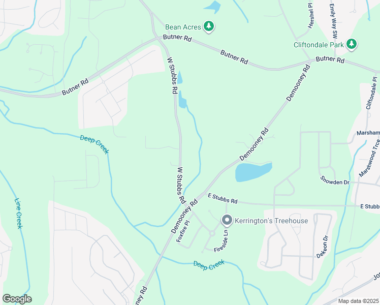 map of restaurants, bars, coffee shops, grocery stores, and more near 4030 West Stubbs Road in College Park