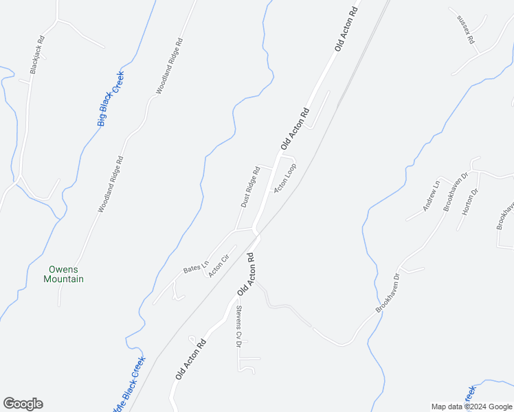 map of restaurants, bars, coffee shops, grocery stores, and more near 5933 Old Acton Road in Moody