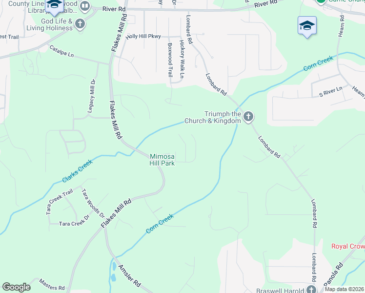 map of restaurants, bars, coffee shops, grocery stores, and more near 4811 Macy Way in Ellenwood