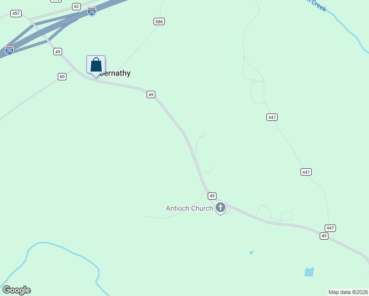 map of restaurants, bars, coffee shops, grocery stores, and more near 13005 County Road 49 in Heflin