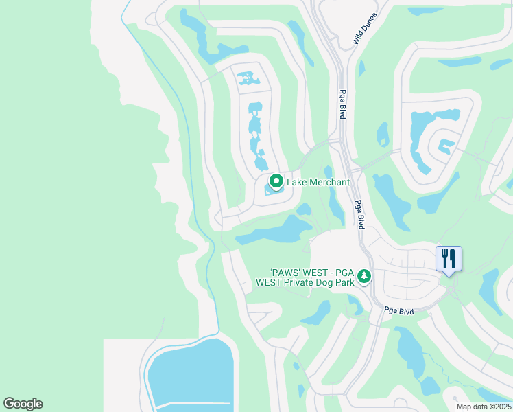 map of restaurants, bars, coffee shops, grocery stores, and more near 55573 Pinehurst in La Quinta