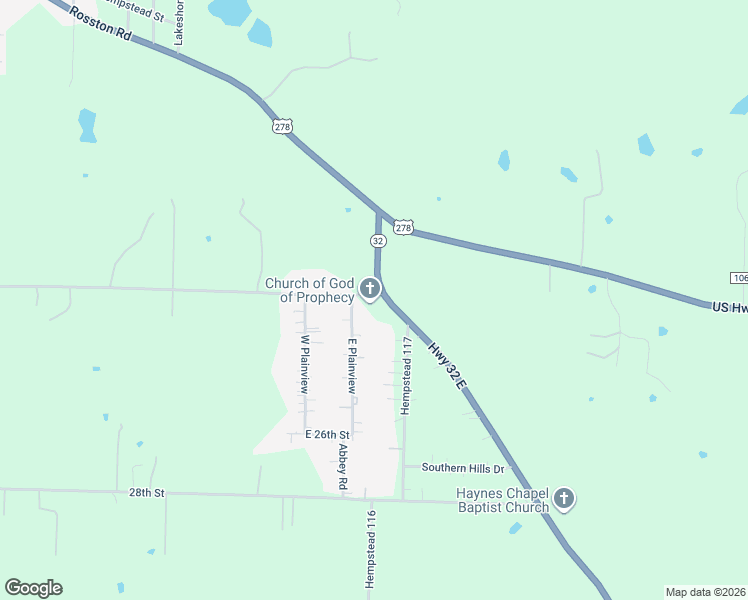 map of restaurants, bars, coffee shops, grocery stores, and more near 149 Arkansas 32 in Hope