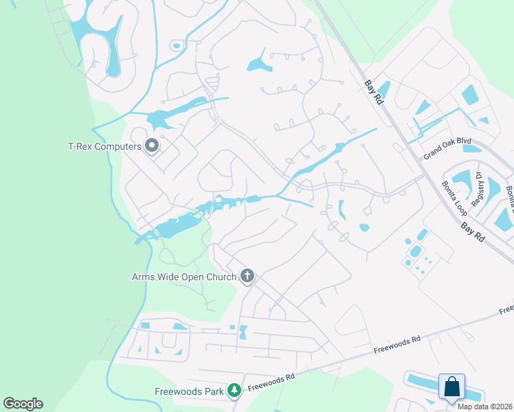 map of restaurants, bars, coffee shops, grocery stores, and more near 14 Fairwood Terrace in Myrtle Beach