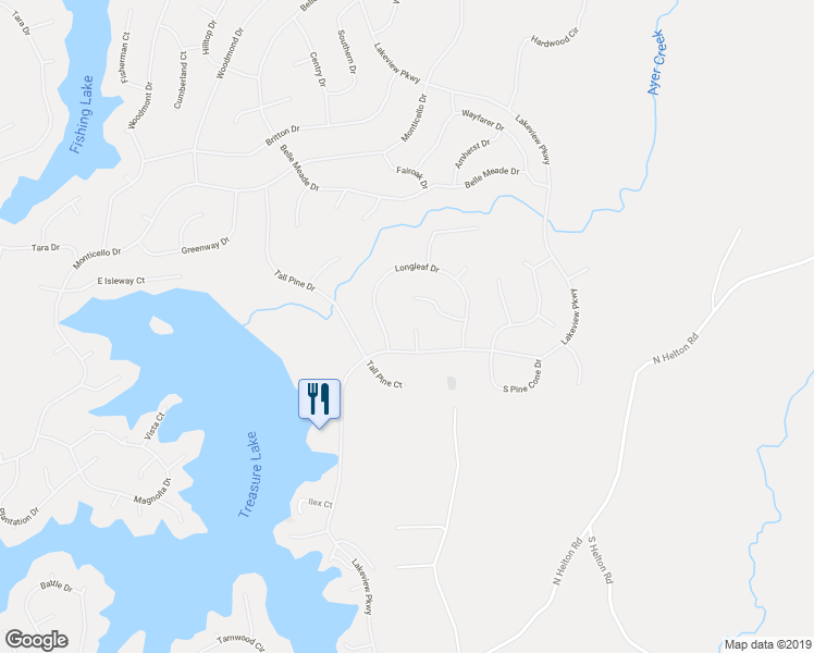 map of restaurants, bars, coffee shops, grocery stores, and more near 8083 Cypress Court in Villa Rica