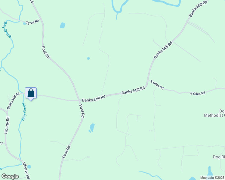map of restaurants, bars, coffee shops, grocery stores, and more near 8394 Banks Mill Road in Douglasville