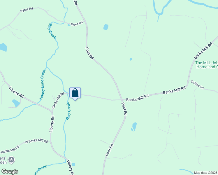 map of restaurants, bars, coffee shops, grocery stores, and more near 5811 Post Road in Douglas County