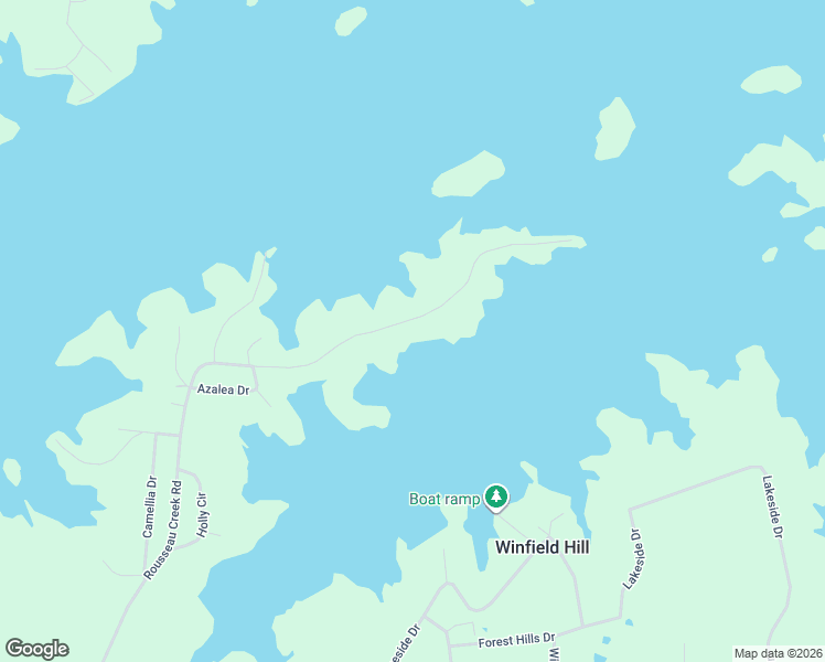 map of restaurants, bars, coffee shops, grocery stores, and more near 6302 Rousseau Creek Road in Thomson