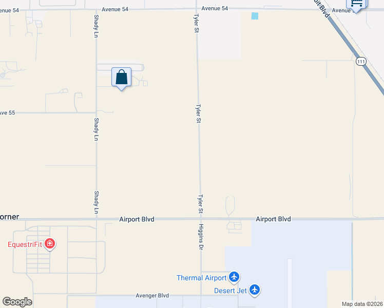 map of restaurants, bars, coffee shops, grocery stores, and more near 55421 Tyler Street in Thermal