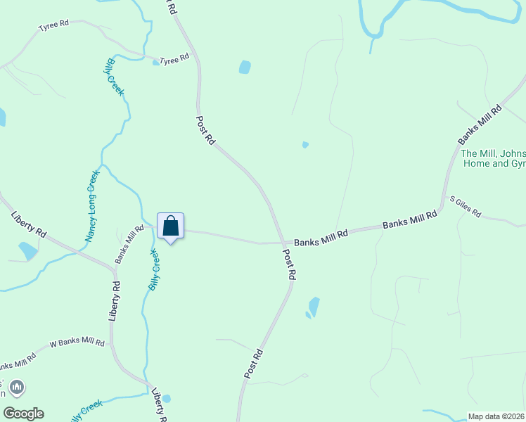 map of restaurants, bars, coffee shops, grocery stores, and more near 5811 Post Road in Douglas County