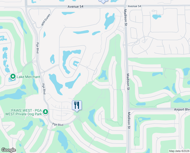 map of restaurants, bars, coffee shops, grocery stores, and more near in La Quinta