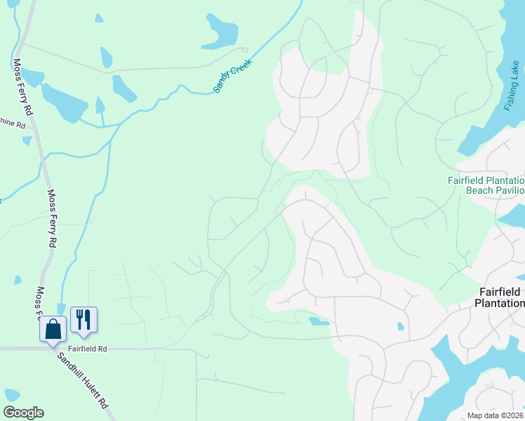 map of restaurants, bars, coffee shops, grocery stores, and more near 3065 Ridgeview Drive in Villa Rica