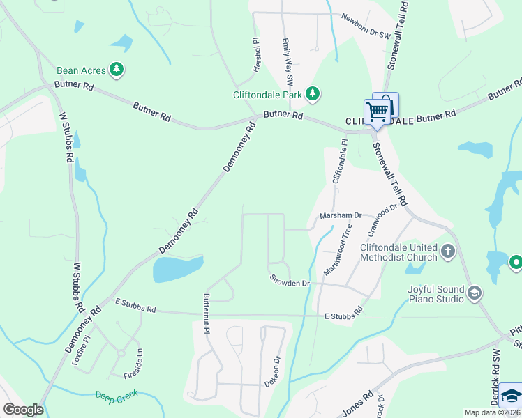 map of restaurants, bars, coffee shops, grocery stores, and more near 4003 Hammock Trace in Atlanta
