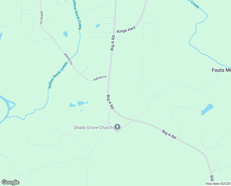 map of restaurants, bars, coffee shops, grocery stores, and more near 5808 Big A Road in Douglasville