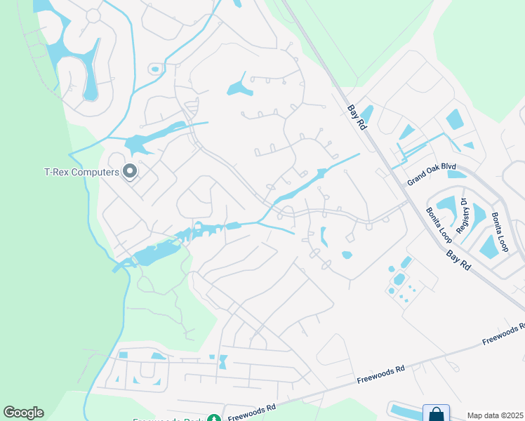 map of restaurants, bars, coffee shops, grocery stores, and more near 6715 Blue Heron Boulevard in Myrtle Beach