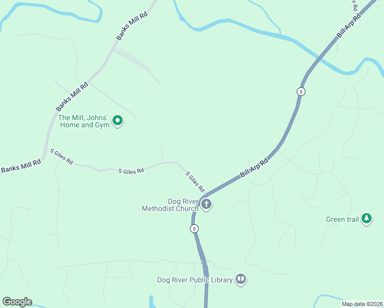 map of restaurants, bars, coffee shops, grocery stores, and more near 7850 South Giles Road in Douglasville