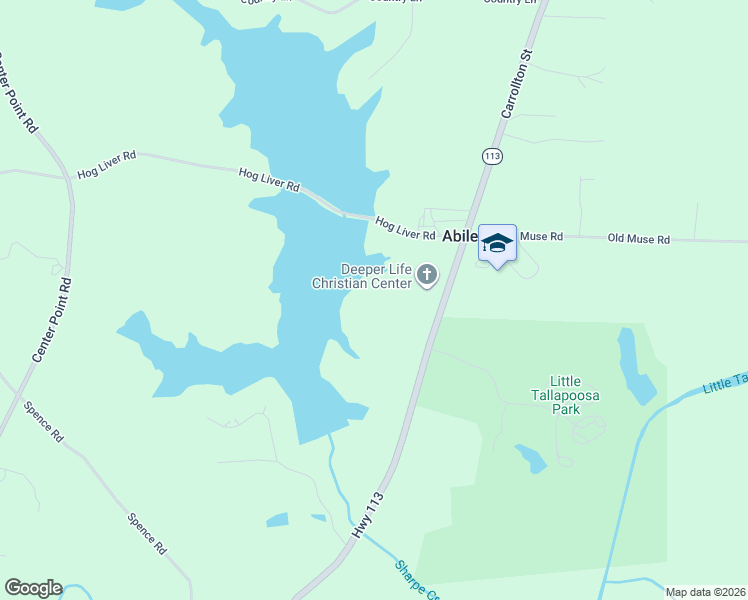 map of restaurants, bars, coffee shops, grocery stores, and more near 1774 Georgia 113 in Carrollton