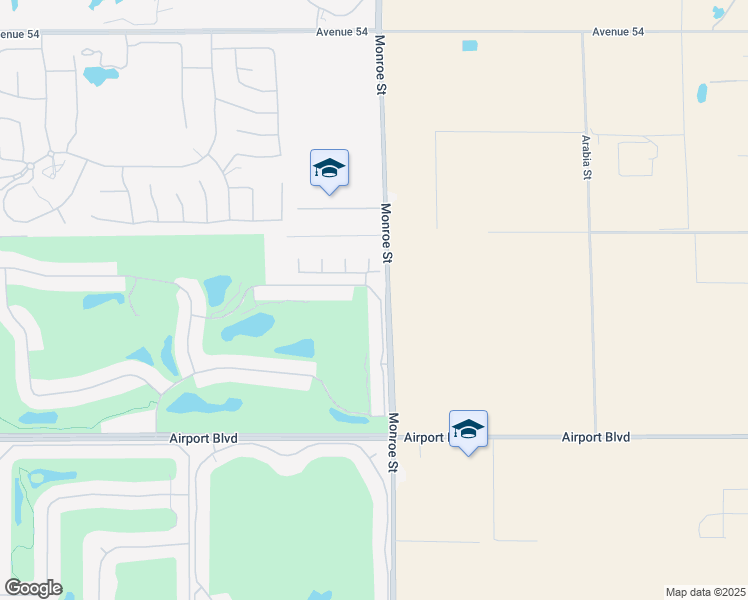 map of restaurants, bars, coffee shops, grocery stores, and more near 55315 Turnberry Way in La Quinta