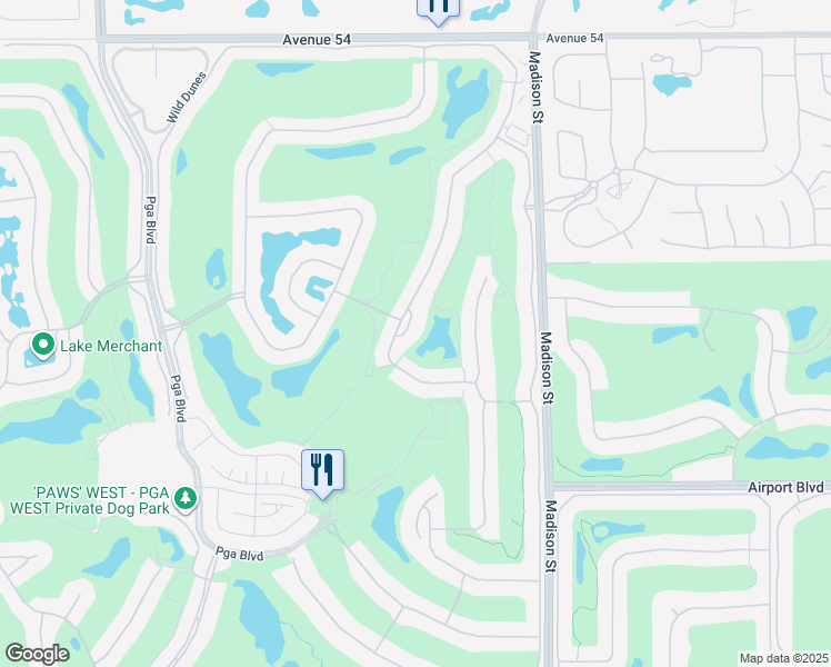 map of restaurants, bars, coffee shops, grocery stores, and more near in La Quinta