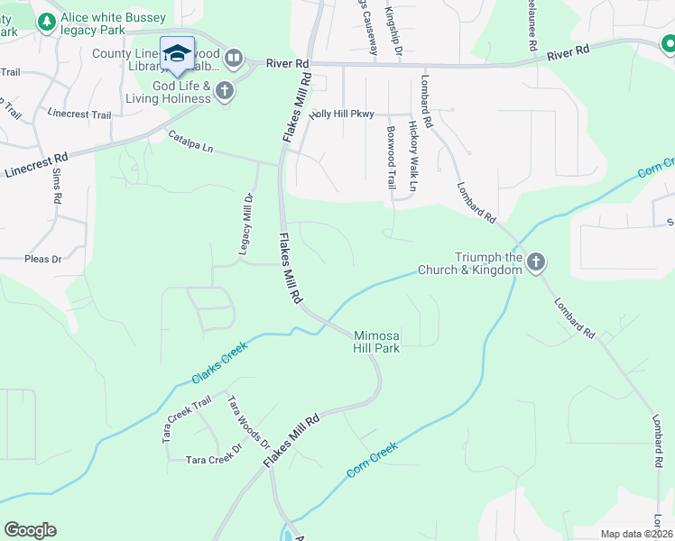 map of restaurants, bars, coffee shops, grocery stores, and more near 4588 Carissa Court in Ellenwood
