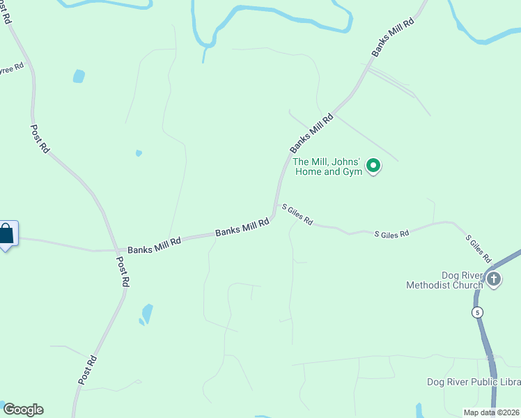 map of restaurants, bars, coffee shops, grocery stores, and more near 8250 Banks Mill Road in Douglasville