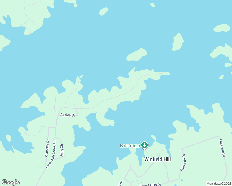 map of restaurants, bars, coffee shops, grocery stores, and more near 6302 Rousseau Creek Road in Thomson