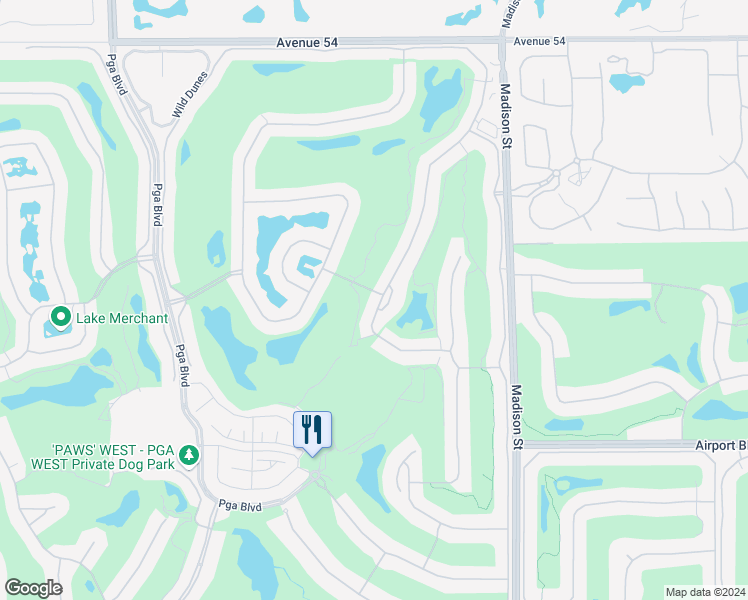 map of restaurants, bars, coffee shops, grocery stores, and more near in La Quinta