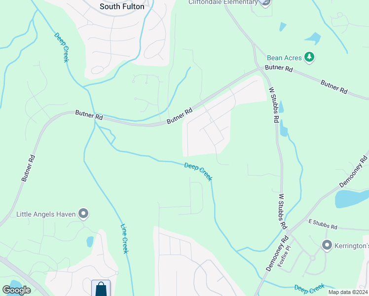 map of restaurants, bars, coffee shops, grocery stores, and more near 7057 Demeter in Atlanta