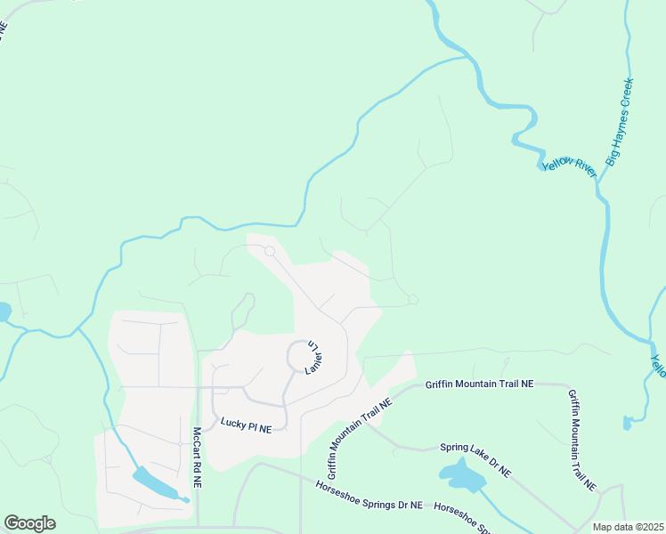 map of restaurants, bars, coffee shops, grocery stores, and more near 3316 Quarter Horse Lane in Conyers