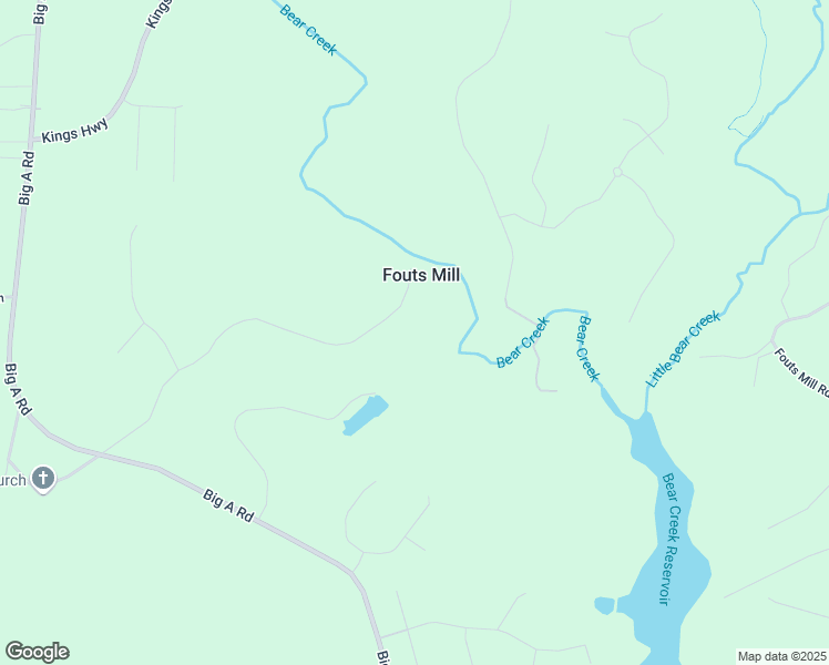map of restaurants, bars, coffee shops, grocery stores, and more near 6125 Fouts Mill Road in Douglasville
