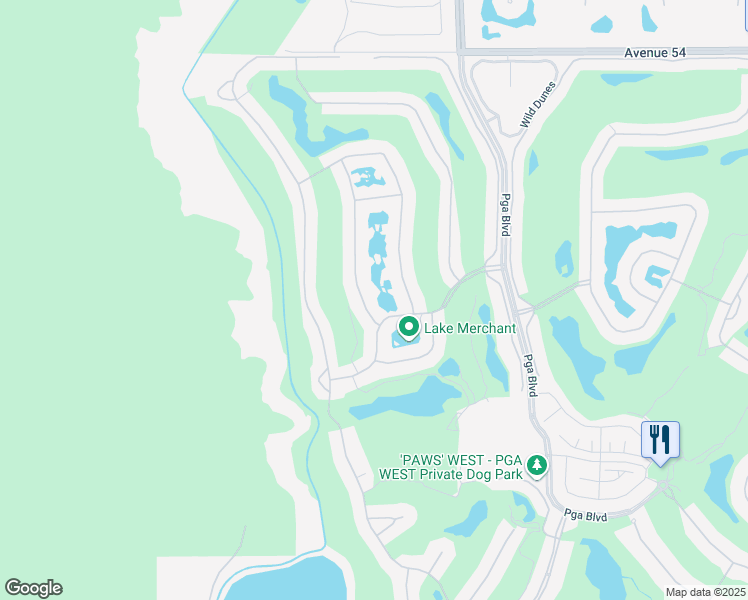 map of restaurants, bars, coffee shops, grocery stores, and more near 55438 Firestone in La Quinta