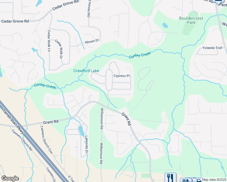 2075 Pine View Trail, Ellenwood GA Walk Score